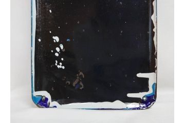 昭和レトロ　ヨコハマゴムのフンムキホース　ノスタルジーを感じるホーロー看板(琺瑯、広告、ディスプレイ、企業看板)(R-083560)