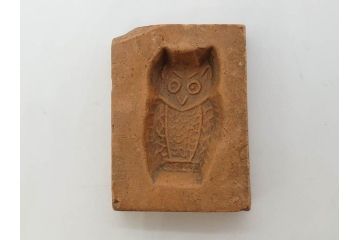 当時物　泥面子の型28点セット(泥めんこ、土人形、郷土玩具、メンコ、ミッキー、ドナルド、ブタ、TNK、アニメ、キャラクター、フクロウ、天狗)(R-083563)