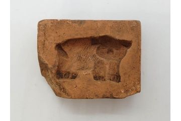 当時物　泥面子の型28点セット(泥めんこ、土人形、郷土玩具、メンコ、ミッキー、ドナルド、ブタ、TNK、アニメ、キャラクター、フクロウ、天狗)(R-083563)
