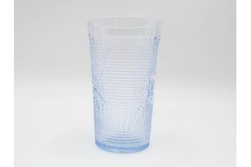 大正〜昭和初期　花文　水色　ガラス　くつろぎのひとときを涼やかに演出する水差し&コップセット(硝子、ジャグ、魚子、ピッチャー、グラス、和ガラス)(R-083566)