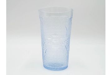 大正〜昭和初期　花文　水色　ガラス　くつろぎのひとときを涼やかに演出する水差し&コップセット(硝子、ジャグ、魚子、ピッチャー、グラス、和ガラス)(R-083566)