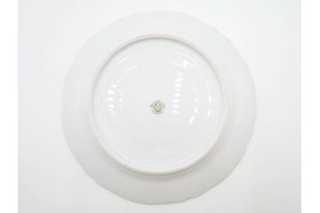 明治〜大正期　オールドノリタケ　NORITAKE　金彩　金盛　ハンドペイント　雉　蝶　丁寧に施された装飾が日常に彩りと品格を添えるプレート2枚セット(ちょう、鳥、キジ、取手付、大皿、中皿、洋食器)(R-083568)