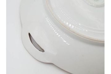 明治〜大正期　オールドノリタケ　NORITAKE　金彩　金盛　ハンドペイント　雉　蝶　丁寧に施された装飾が日常に彩りと品格を添えるプレート2枚セット(ちょう、鳥、キジ、取手付、大皿、中皿、洋食器)(R-083568)