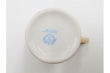 明治〜大正期　オールドノリタケ　NORITAKE　花籠　ラスター彩と金彩が織りなす幻想的な輝きが贅沢なひとときを演出するポット・カップ&ソーサー4客セット(ティー、コーヒー、マルキ印、C&S、洋食器)(R-083569)