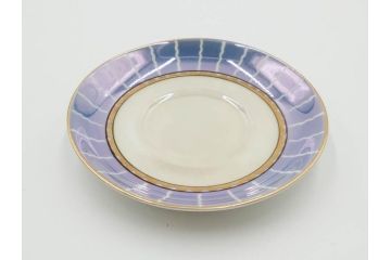 明治〜大正期　オールドノリタケ　NORITAKE　花籠　ラスター彩と金彩が織りなす幻想的な輝きが贅沢なひとときを演出するポット・カップ&ソーサー4客セット(ティー、コーヒー、マルキ印、C&S、洋食器)(R-083569)