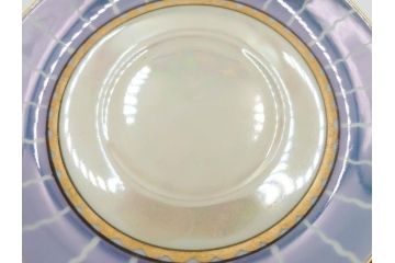 明治〜大正期　オールドノリタケ　NORITAKE　花籠　ラスター彩と金彩が織りなす幻想的な輝きが贅沢なひとときを演出するポット・カップ&ソーサー4客セット(ティー、コーヒー、マルキ印、C&S、洋食器)(R-083569)