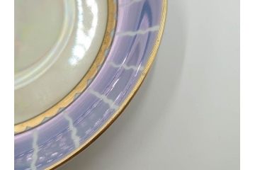 明治〜大正期　オールドノリタケ　NORITAKE　花籠　ラスター彩と金彩が織りなす幻想的な輝きが贅沢なひとときを演出するポット・カップ&ソーサー4客セット(ティー、コーヒー、マルキ印、C&S、洋食器)(R-083569)