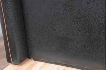 ドイツビンテージ　美品　オールド ヒモラ(Himolla)　名門椅子工房オオタで張り替え済み　本革(レザー)　クラシックデザインで長く愛用できる3人掛けソファ(3P、三人掛け、レザーソファ、トリプルソファ、ヴィンテージ)(R-083587)