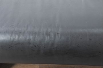 ドイツビンテージ　美品　オールド ヒモラ(himolla)　名門椅子工房オオタで張り替え済み　本革(レザー)　クラシックデザインで長く愛用できるオットマン2点セット(フットスツール、1Pソファ、1人掛けソファ、一人掛けソファ、椅子、イス、チェア、ヴィンテージ)(R-083591)