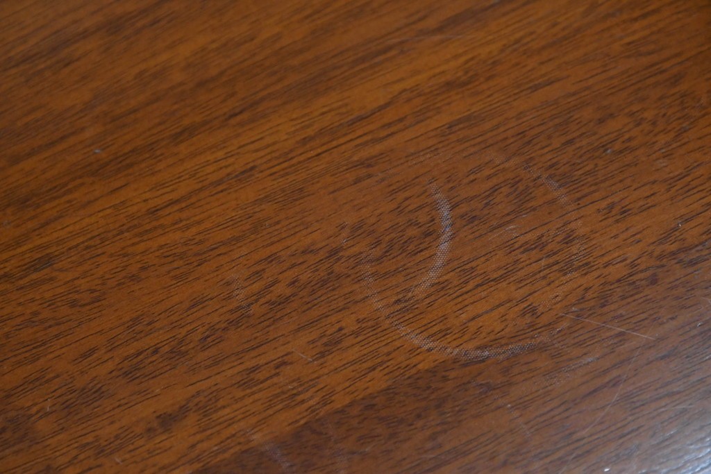 中古　高級品　マホガニー材　ヒッコリーチェア(HICKORY CHAIR)　優雅な象嵌が印象的なサイドボード　定価約94万円　(R-083592)