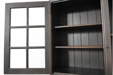 中古　美品!!　飛騨産業　PROVINCIAL(プロヴィンシャル・プロビンシャル)　クラシカルな空間づくりにぴったりなカップボード(収納棚、戸棚、飾り棚、食器棚、キャビネット)(定価約133万円)(R-083596)