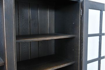 中古　美品!!　飛騨産業　PROVINCIAL(プロヴィンシャル・プロビンシャル)　クラシカルな空間づくりにぴったりなカップボード(収納棚、戸棚、飾り棚、食器棚、キャビネット)(定価約133万円)(R-083596)