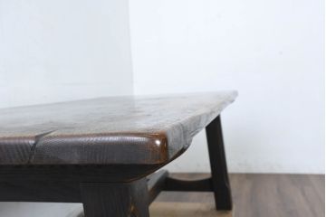 中古　飛騨産業　キツツキ　PROVINCIAL(プロヴィンシャル・プロビンシャル)　どっしりとした佇まいが存在感を放つタバーンテーブル(ダイニングテーブル、4人掛け、6人掛け、作業台)(定価約60万円)(R-083597)
