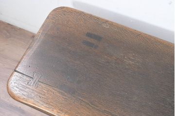 中古　飛騨産業　PROVINCIAL(プロヴィンシャル・プロビンシャル)　素朴な風合いが温かみのあるトリッスルベンチ(長椅子、板座チェア、ダイニングベンチ、飾り台)(定価約24万円)(R-083598)