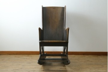 中古　美品　飛騨産業　キツツキ　PROVINCIAL(プロヴィンシャル・プロビンシャル)　木のぬくもりが感じられるウイングロッカー　ロッキングチェア　定価約46万円　(R-083600)