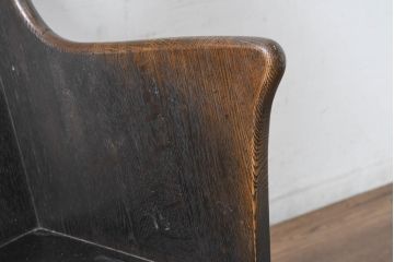 中古　美品　飛騨産業　キツツキ　PROVINCIAL(プロヴィンシャル・プロビンシャル)　木のぬくもりが感じられるウイングロッカー　ロッキングチェア(ウィングロッカー、アームチェア、ウイングバックチェア、ウィングバックチェア、板座チェア、椅子、イス)(定価約46万円)(R-083600)