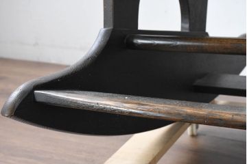 中古　美品　飛騨産業　キツツキ　PROVINCIAL(プロヴィンシャル・プロビンシャル)　木のぬくもりが感じられるウイングロッカー　ロッキングチェア(ウィングロッカー、アームチェア、ウイングバックチェア、ウィングバックチェア、板座チェア、椅子、イス)(定価約46万円)(R-083600)
