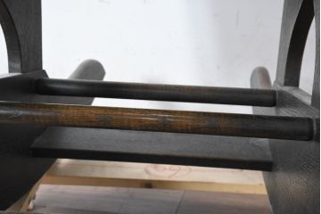 中古　美品　飛騨産業　キツツキ　PROVINCIAL(プロヴィンシャル・プロビンシャル)　木のぬくもりが感じられるウイングロッカー　ロッキングチェア(ウィングロッカー、アームチェア、ウイングバックチェア、ウィングバックチェア、板座チェア、椅子、イス)(定価約46万円)(R-083600)