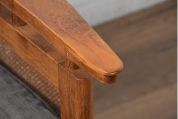 中古　アクメ ファニチャー(ACME Furniture)　ウィッカー(WICKER)　落ち着いた色味でどの空間にも取り入れやすい2人掛けソファ(2P、二人掛け)(R-083601)