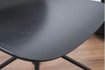 中古　美品　イタリア　マジス(MAGIS)　トロイ 4スター・キャスター(TROY, 4 STAR WHEELS)　マルセル・ワンダース(MARCEL WANDERS)デザイン　 機能性と美しさを兼ね備えたデザインが空間にモダンで軽快な印象を与えるキャスターチェア6脚セット(オフィスチェア、ミーティングチェア、椅子、イス、ダイニングチェア、バラ売り可能)(定価約45万円)(R-083602)