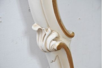中古　イタリア高級家具　シリック(SILIK)　ロココ調　華やかな空間づくりにおすすめなサイドテーブル(コンソールテーブル、花台、飾り台)(定価約80万円)(R-083605)