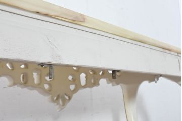 中古　イタリア高級家具　シリック(SILIK)　ロココ調　華やかな空間づくりにおすすめなサイドテーブル(コンソールテーブル、花台、飾り台)(定価約80万円)(R-083605)