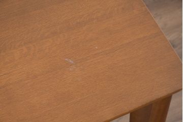中古　美品　オーク材　シラカワ(Shirakawa)　シンプルで温もりある空間を演出するDテーブル(ダイニングテーブル、4人掛け、6人掛け、4P、6P)(定価推定約23万円)(R-083607)