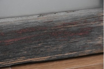 ヴィンテージ建具　昭和中期　幾何学文様が目を引くガラス窓4枚セット　(R-083622)