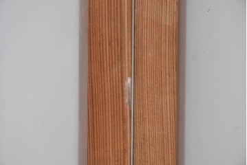 ヴィンテージ建具　昭和中期　片面ガラス　控えめな模様入り格子の書院戸4枚セット　(R-083624)