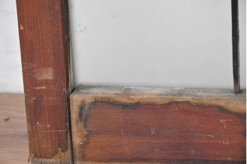 ヴィンテージ建具　昭和中期　幾何学模様が印象的なフィックス窓1枚　(R-083625)