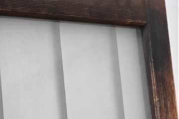 ヴィンテージ建具　昭和中期　幾何学模様が印象的なフィックス窓1枚　(R-083625)