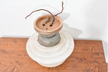 和製アンティーク　空間のアクセントになる大振りなシーリングライト(天井照明、壁掛け照明、壁付け照明、ウォールライト)(R-083635)