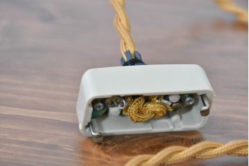 和製アンティーク　優しい灯りでくつろぎの空間を演出するフリル付きペンダントライト(ランプシェード、天井照明、吊り下げ照明)(R-083637)