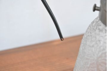 和製アンティーク　表情豊かなガラスシェードが美しいウォールライト(ウォールランプ、、壁掛け照明、壁付け照明)(R-083638)