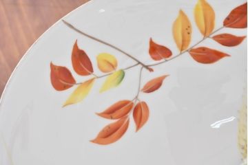 和製アンティーク　オールドノリタケ・則武(日陶)　照らすと透ける模様が魅力の電笠(天井照明、シェード、ペンダントライト、吊り下げ照明)(R-083643)