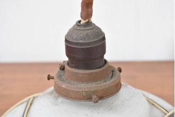 和製アンティーク　セルロイド装飾　昭和レトロな雰囲気が漂う天井照明(吊り下げ照明、ペンダントライト、シェード)(R-083644)