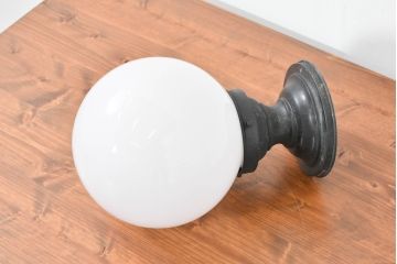 和製アンティーク　シンプルながらも存在感のあるデザインが魅力のクラシカルなシーリングライト(天井照明、壁掛け照明、壁付け照明、ウォールライト)(R-083654)