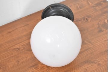 和製アンティーク　シンプルながらも存在感のあるデザインが魅力のクラシカルなシーリングライト(天井照明、壁掛け照明、壁付け照明、ウォールライト)(R-083654)