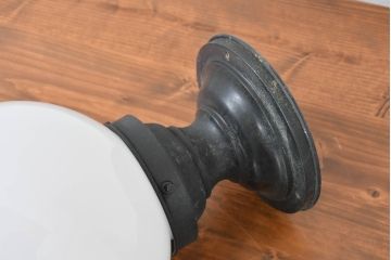 和製アンティーク　シンプルながらも存在感のあるデザインが魅力のクラシカルなシーリングライト(天井照明、壁掛け照明、壁付け照明、ウォールライト)(R-083654)