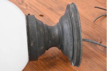 和製アンティーク　シンプルながらも存在感のあるデザインが魅力のクラシカルなシーリングライト(天井照明、壁掛け照明、壁付け照明、ウォールライト)(R-083655)