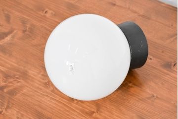和製アンティーク　丸いフォルムがやさしく灯るペンダントライト(吊り下げ照明、天井照明)(R-083657)
