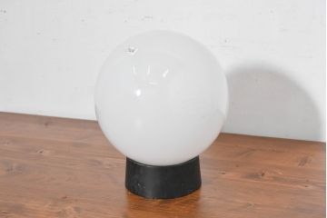 和製アンティーク　丸いフォルムがやさしく灯るペンダントライト(吊り下げ照明、天井照明)(R-083657)