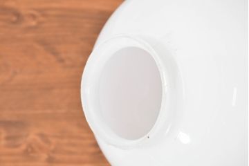 和製アンティーク　丸いフォルムが美しくどんな空間にも馴染むペンダントライト(照明カバー、吊り下げ照明、天井照明、電笠、シェード)(R-083659)