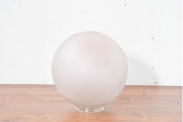 和製アンティーク　酒屋　丸　シンプルなデザインがどんな空間にも馴染むペンダントライトカバー(吊り下げ照明カバー、天井照明カバー、シェード、電笠、店舗什器)(R-083661)