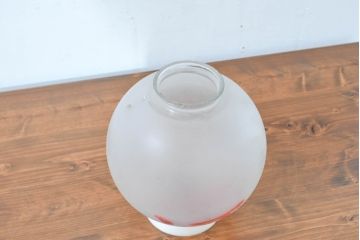 和製アンティーク　酒屋　丸　シンプルなデザインがどんな空間にも馴染むペンダントライトカバー(吊り下げ照明カバー、天井照明カバー、シェード、電笠、店舗什器)(R-083661)