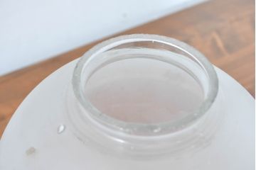 和製アンティーク　酒屋　丸　シンプルなデザインがどんな空間にも馴染むペンダントライトカバー(吊り下げ照明カバー、天井照明カバー、シェード、電笠、店舗什器)(R-083661)