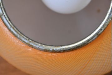 和製ビンテージ　昭和レトロ　まんまるフォルムが可愛いレトロデザインのペンダントライト2灯セット(吊り下げ照明、天井照明、ヴィンテージ)(R-083665)