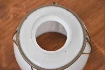 和製アンティーク　和モダンな趣を感じさせるセルロイド巻ランプシェード(照明カバー、吊り下げ照明、ペンダントライト、天井照明、シェード、電笠)(R-083669)