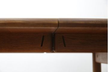 デンマークビンテージ　希少!!　PPモブラー　ハンス J. ウェグナー(HANS J. WEGNER)デザイン　PP70　オーク材　エクステンションテーブル(4人掛け、6人掛け、ダイニングテーブル、食卓、オーバル型、丸テーブル、ラウンドテーブル、北欧、ヴィンテージ)(定価約165万円)(R-083675)