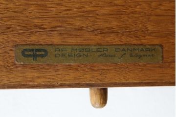 デンマークビンテージ　希少!!　PPモブラー　ハンス J. ウェグナー(HANS J. WEGNER)デザイン　PP70　オーク材　エクステンションテーブル(4人掛け、6人掛け、ダイニングテーブル、食卓、オーバル型、丸テーブル、ラウンドテーブル、北欧、ヴィンテージ)(定価約165万円)(R-083675)